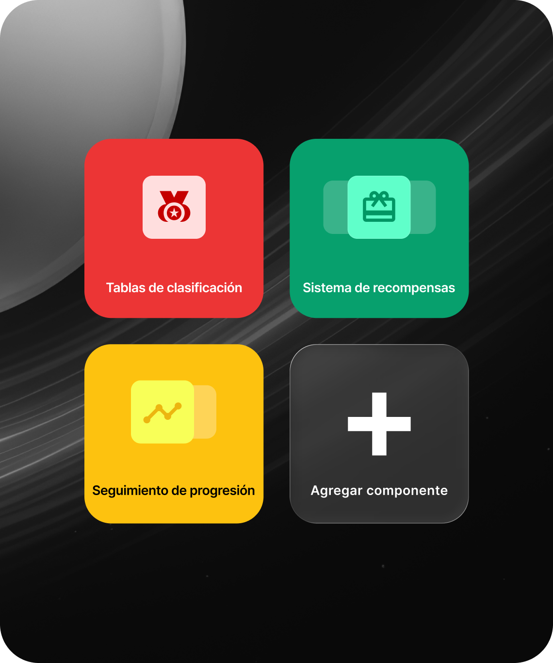 Módulos de gamificación flexibles para experiencias de gaming