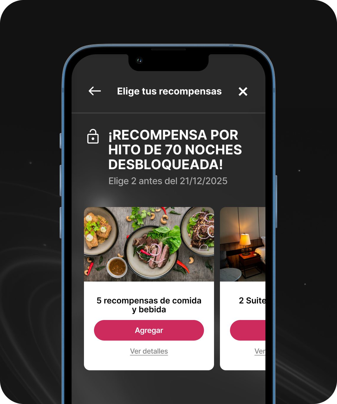 Personalización flexible de recompensas de fidelización hotelera