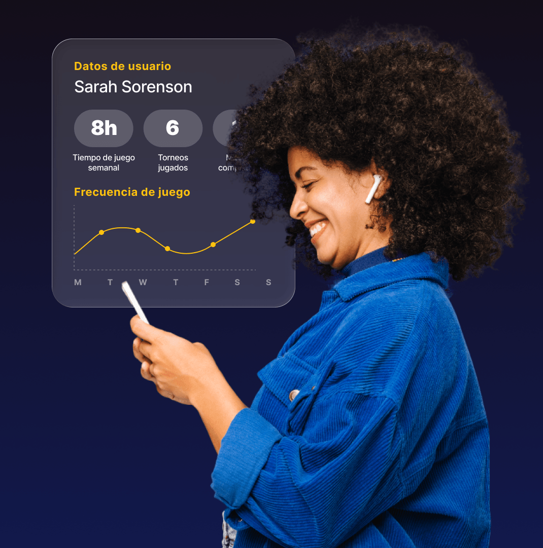 Panel de gamificación personalizado basado en datos de comportamiento del usuario