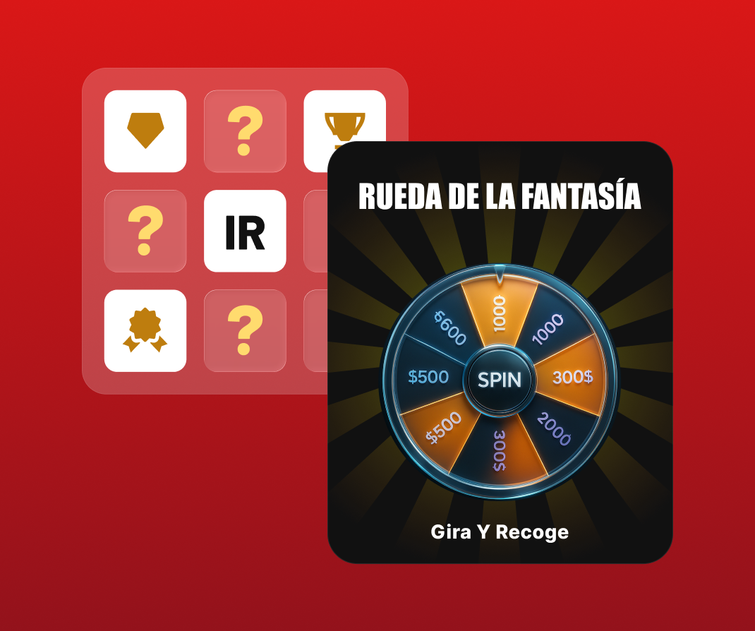 Función de gamificación girar la ruleta con sistema de recompensas de fantasía