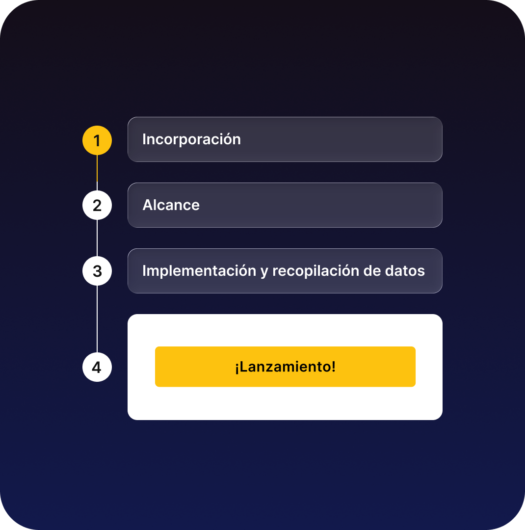 Proceso de incorporación de fidelización de clientes y lanzamiento del programa