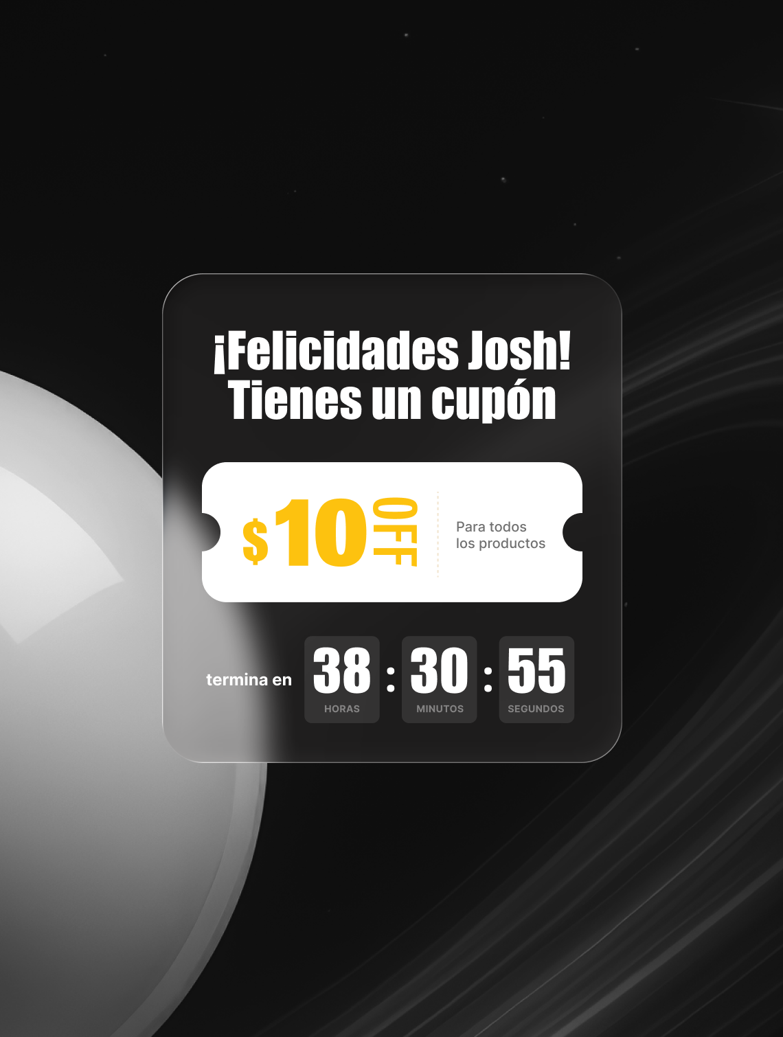 Recompensas de cupones escalables con ofertas temporizadas
