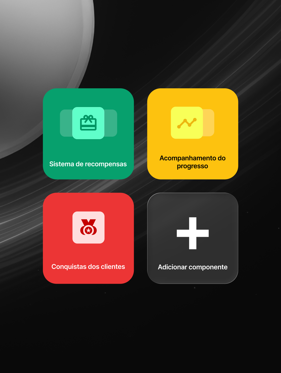 Ferramentas de gamificação modulares para engajamento de clientes